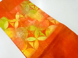 華紋模様織出し名古屋帯